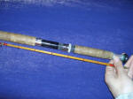 A Two Piece Allcocks Lightcaster Spinning Rod